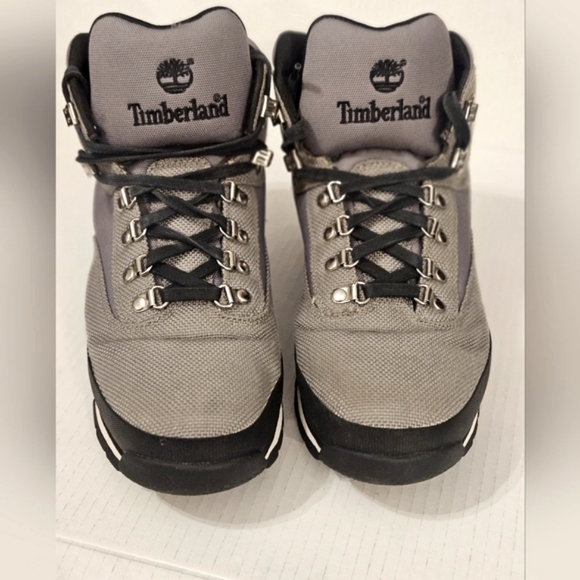 Timberland Euro Hiker Hiking Boots Mid Ankle Mens size 12 M grey 6139A - Picture 8 of 12